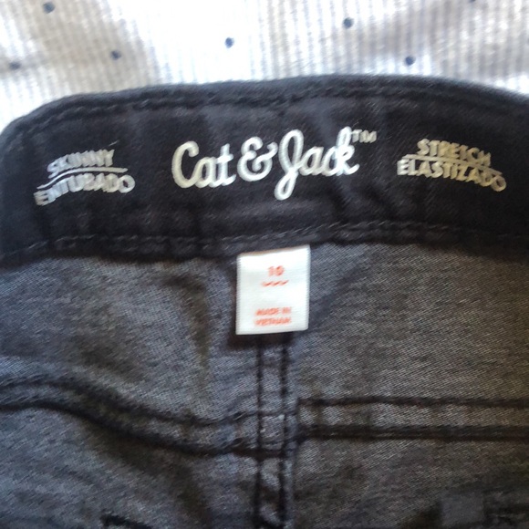 Black stretch Cat & Jack pants. Good for school or a formal event. - Picture 2 of 3